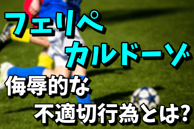 フェリペ・カルドーゾの槙野智章に対する侮辱的な不適切な行為がヤバい！べガルダ仙台の対応は？