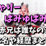 【赤兄】きゃりーぱみゅぱみゅの知人は誰なの？本名や経歴まとめ