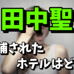 田中聖が逮捕された名古屋のホテルの場所はどこ？共犯者はいるの？